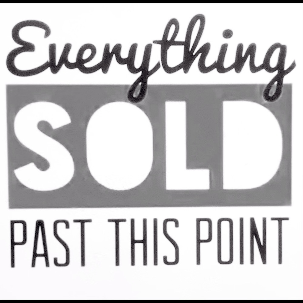 sold items